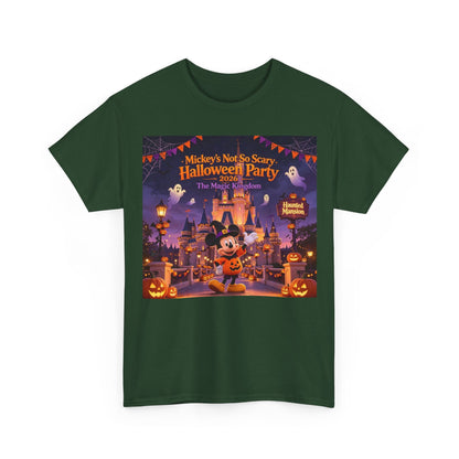 Halloween Mickey T-Shirt — "Not So Scary Halloween Party" Castle Graphic Tee