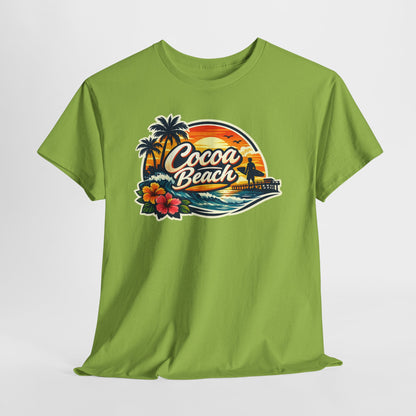 Cocoa Beach Vintage Sunset T-Shirt