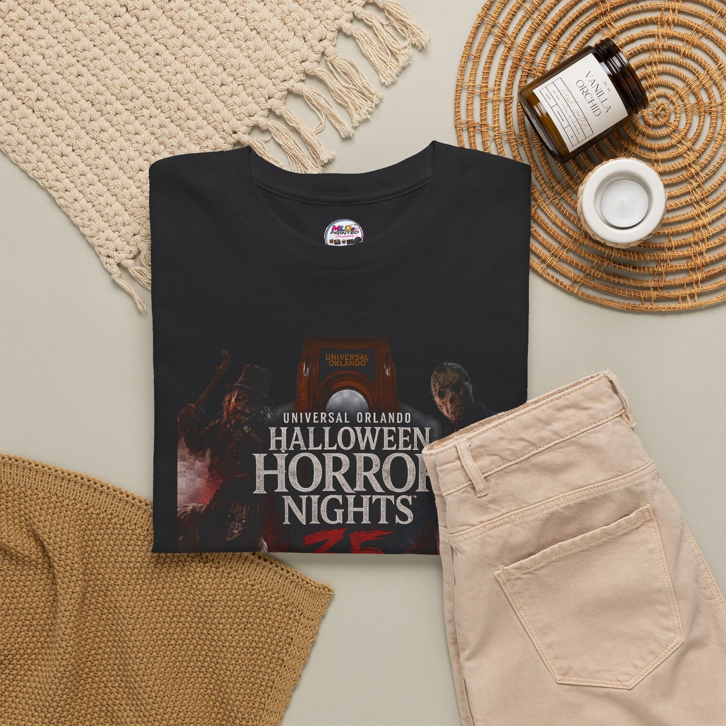Halloween Horror Nights 35 T-Shirt — Haunted House & Nightmares Graphic Tee