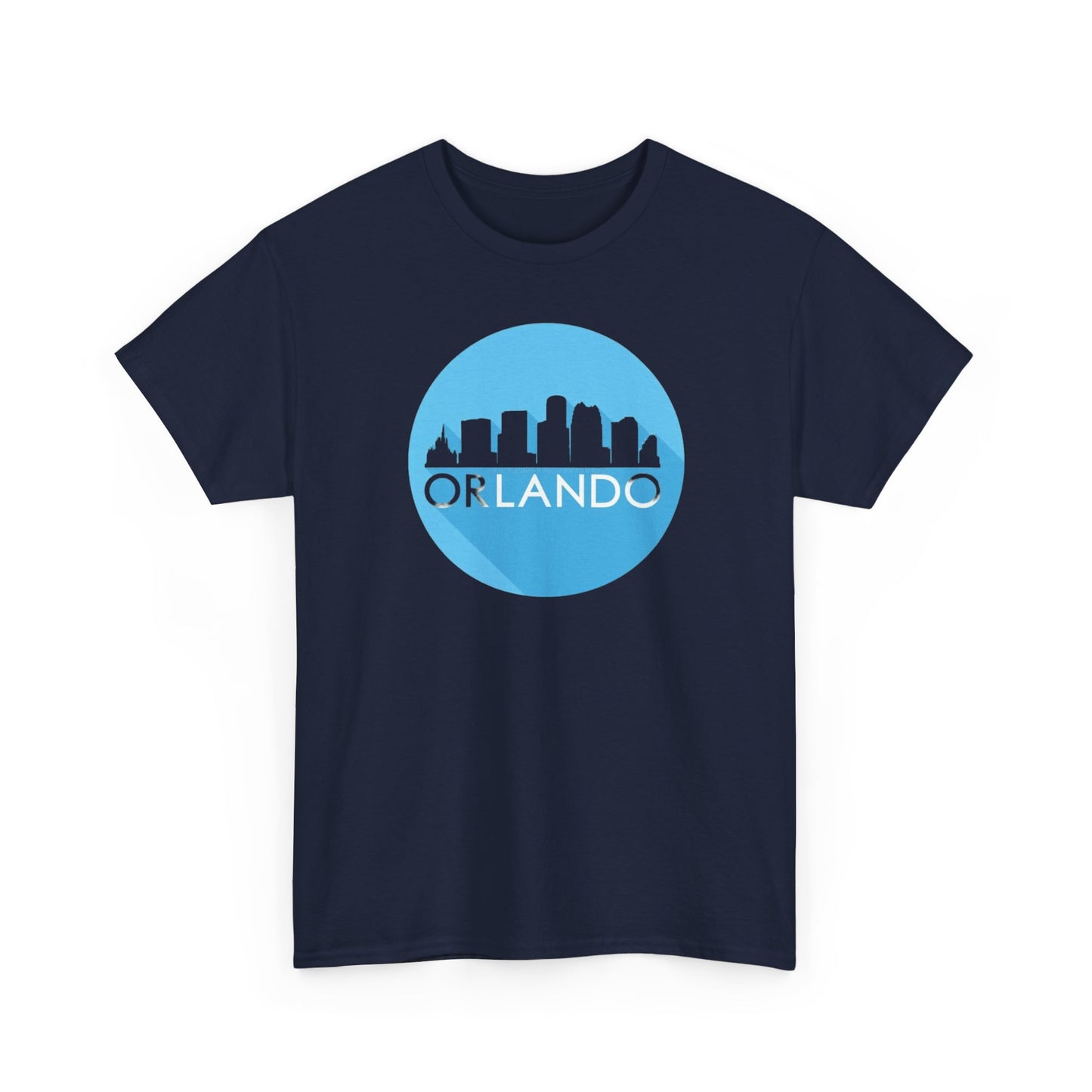 Orlando Skyline Tee — Blue Circle City Skyline T-Shirt
