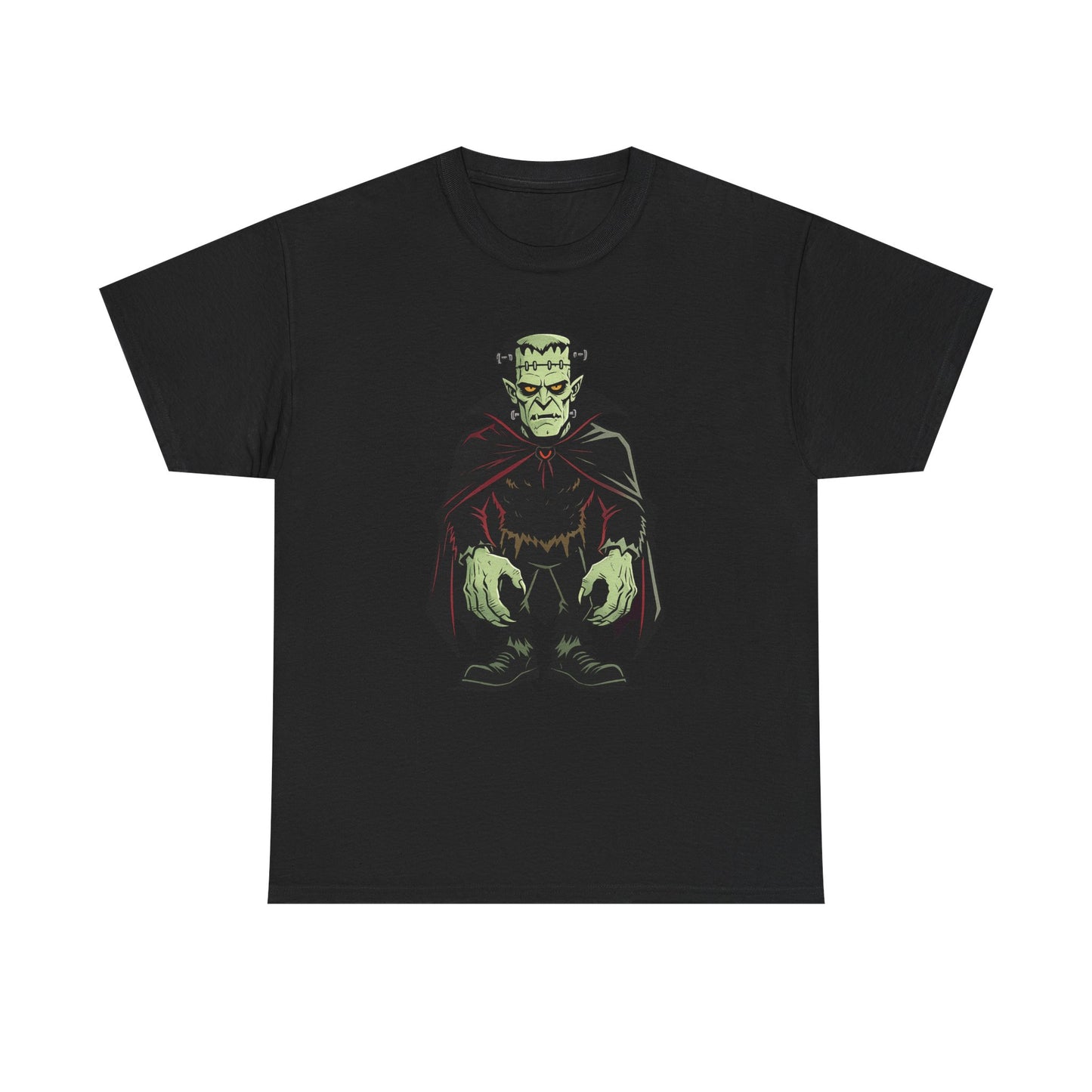 Frankenstein Monster Tee — Vintage Gothic Halloween Graphic T-Shirt