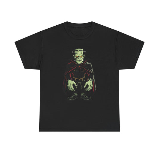 Frankenstein Monster Tee — Vintage Gothic Halloween Graphic T-Shirt