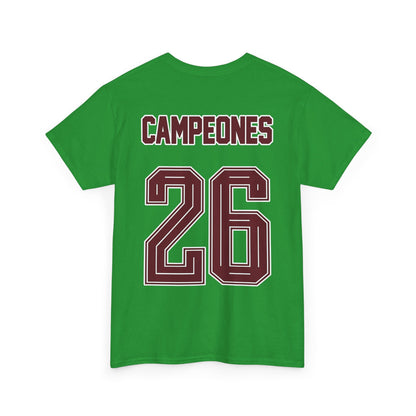 Spain World Champions 'Campeones 26' Cotton T‑Shirt