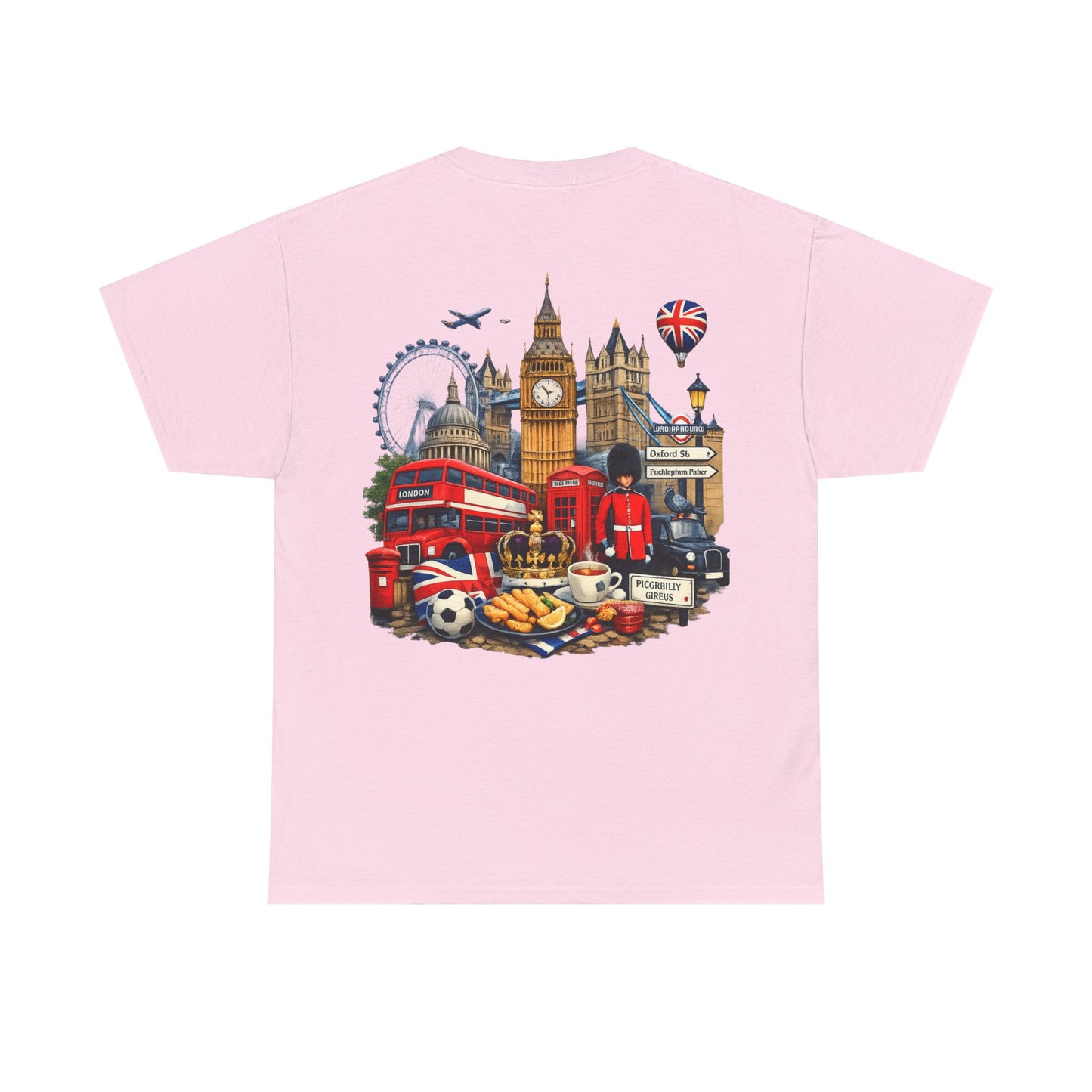 London Landmarks T‑Shirt — British Icons Collage Tee
