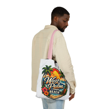 West Palm Beach Vintage Sunset Tote