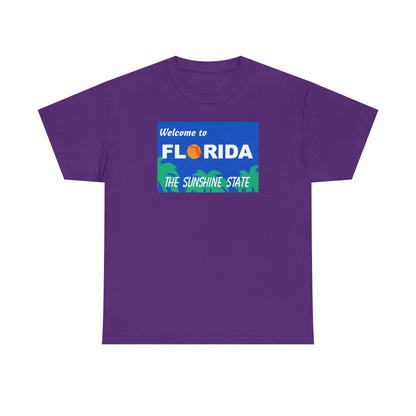 Florida "Welcome to Florida - The Sunshine State" T-Shirt