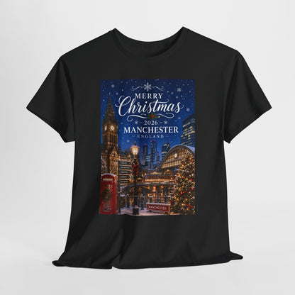 Manchester Christmas Tee — Merry Christmas 2026 Holiday T‑Shirt