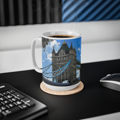 London Tower Bridge Ceramic Mug — Scenic UK Travel Coffee Cup (11oz, 15oz)