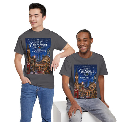 Manchester Christmas Tee — Merry Christmas 2026 Holiday T‑Shirt