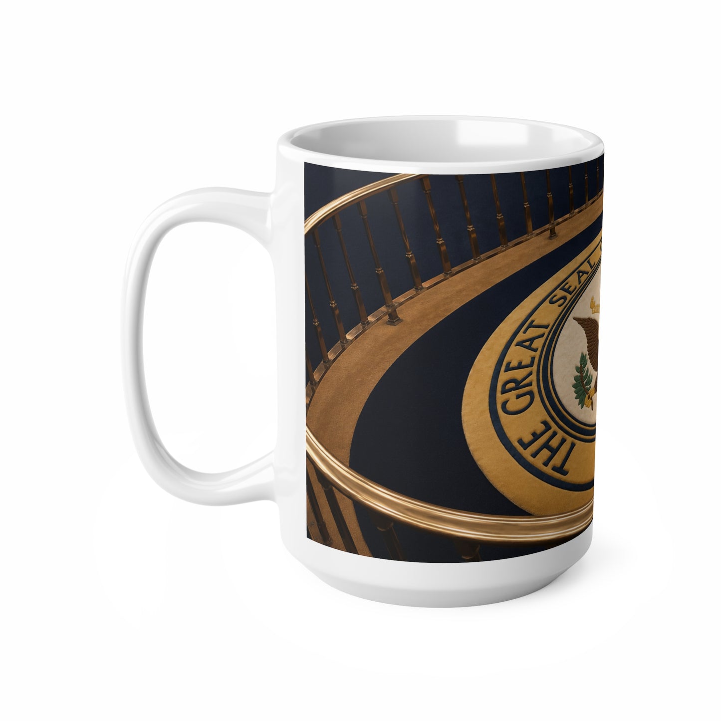 Presidential Seal Ceramic Coffee Mug — The Great Seal of the United States, 11oz & 15oz
