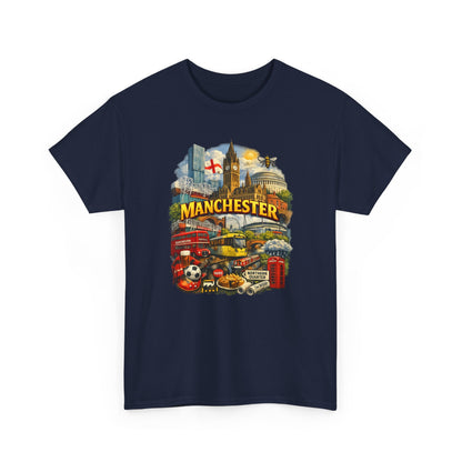 Manchester Skyline Collage T-Shirt