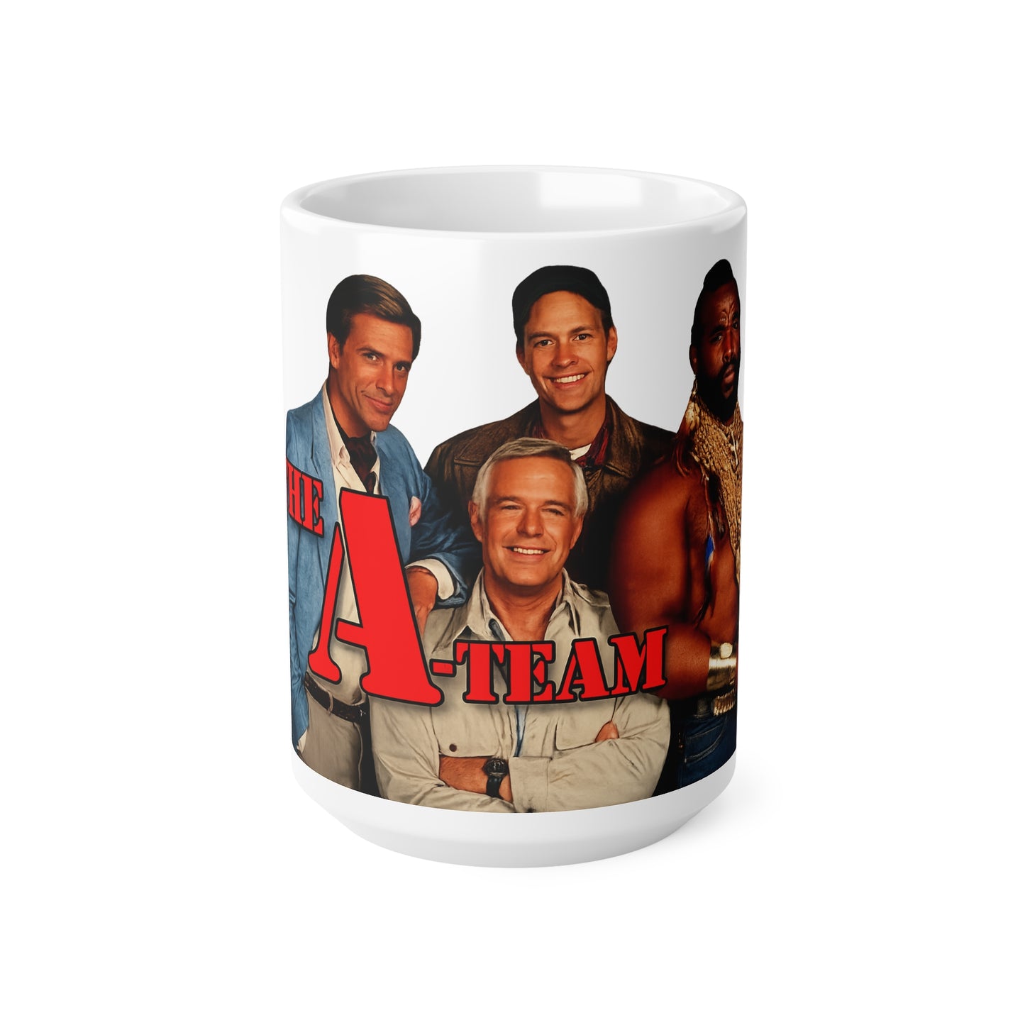 A-Team Retro Cast Ceramic Mug — Vintage 11oz & 15oz Coffee Cup