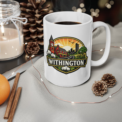 Withington Manchester Ceramic Coffee Cups, 11oz, 15oz
