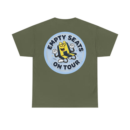 Manchester City T‑Shirt — "Empty Seats On Tour" Cartoon Seat Graphic Tee