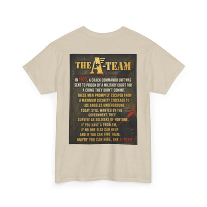 A-Team Graphic Tee — Retro TV Series Logo & Character Poster T-Shirt