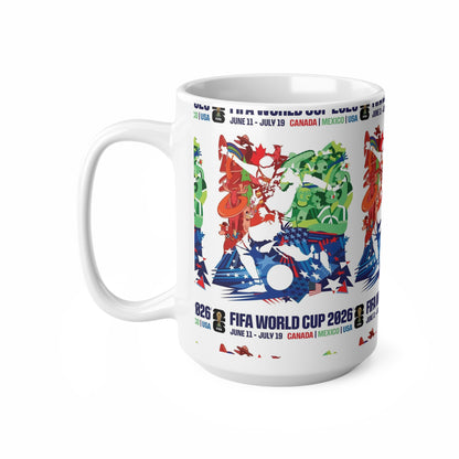 FIFA World Cup 2026 Poster Ceramic Coffee Mug — 11oz/15oz