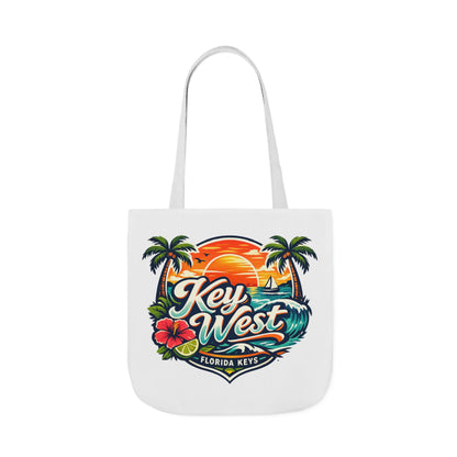 Key West Sunset Canvas Tote