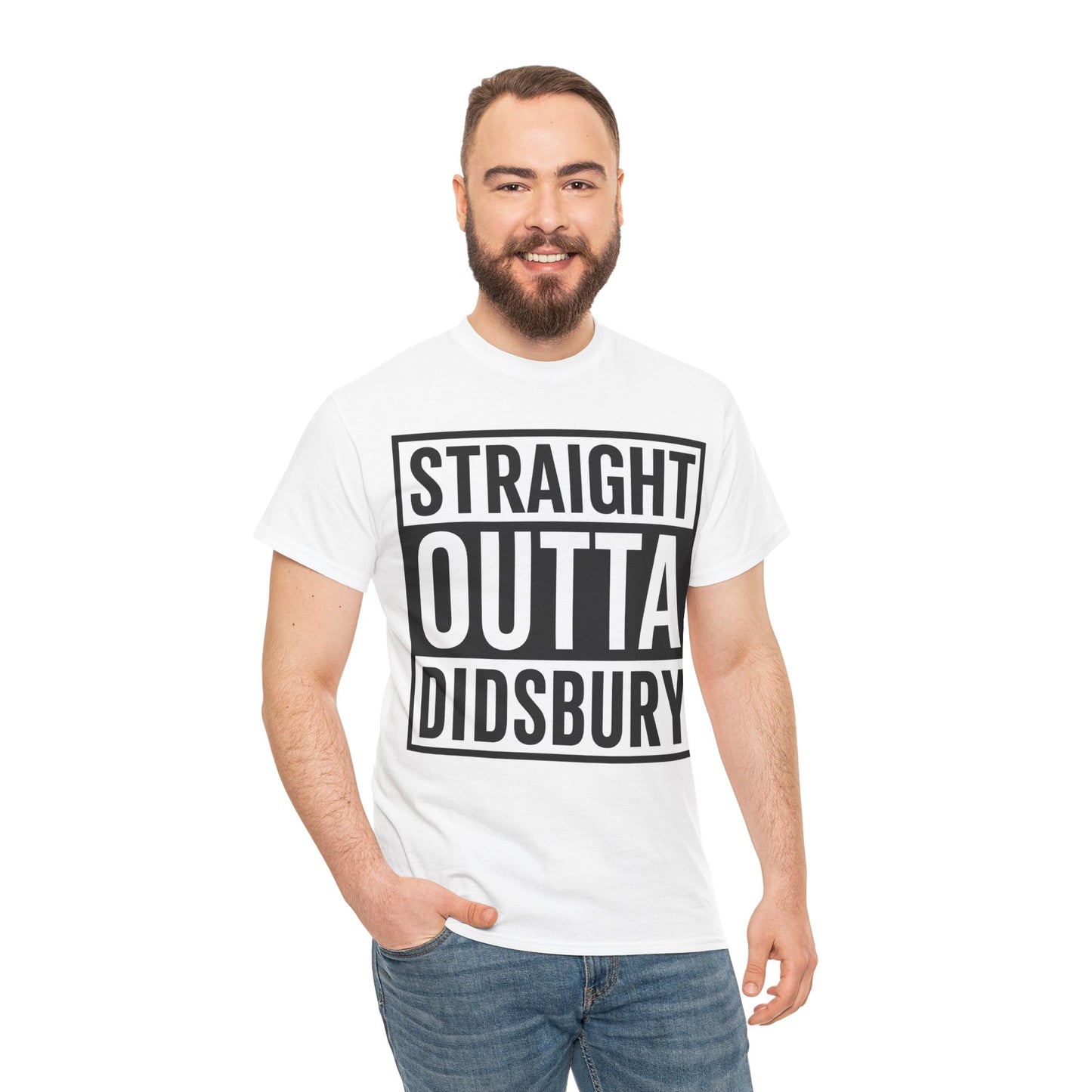 Straight Outta Didsbury T‑Shirt — Graphic City Pride Tee
