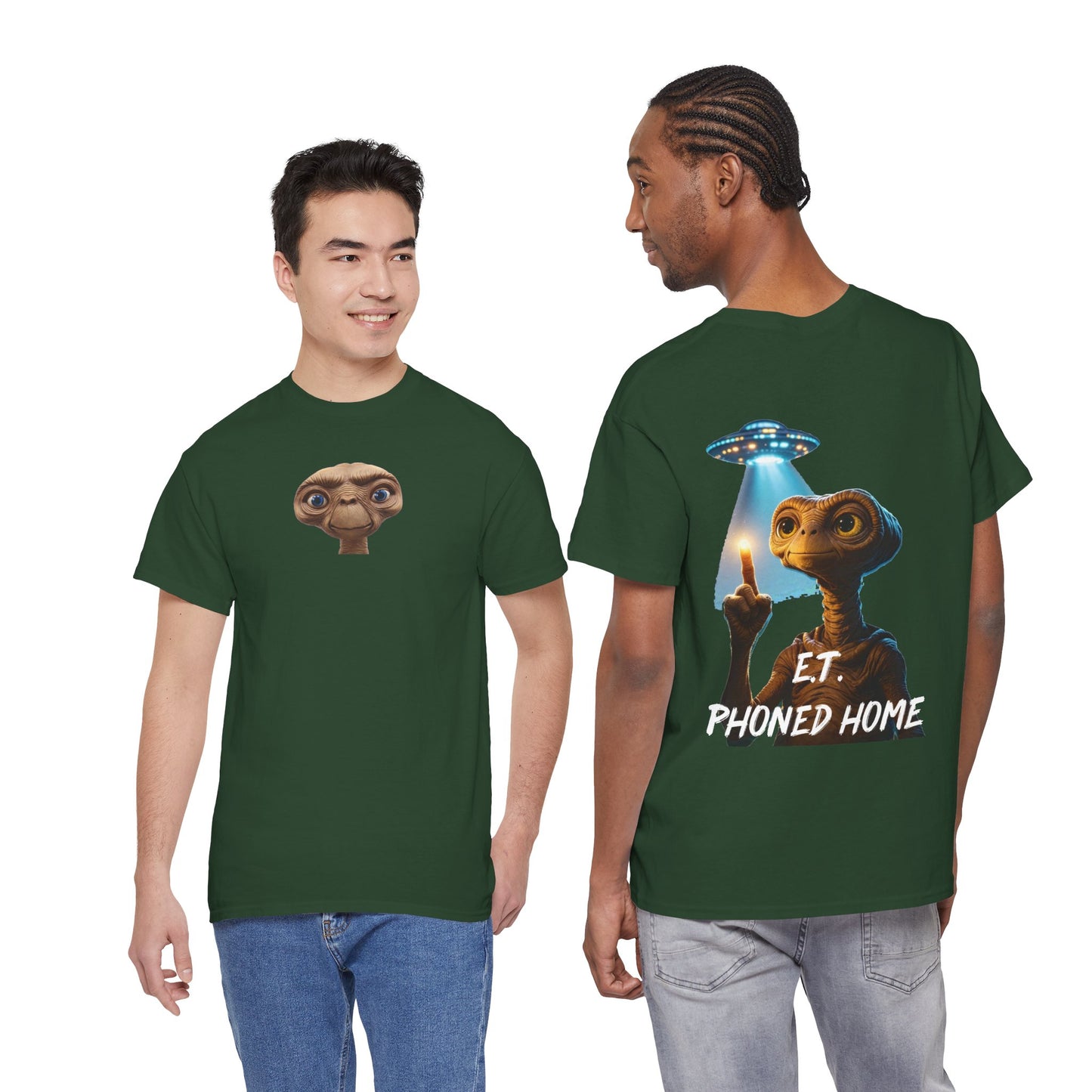 E.T. Phoned Home Tee — Retro Sci‑Fi Alien Graphic T-Shirt