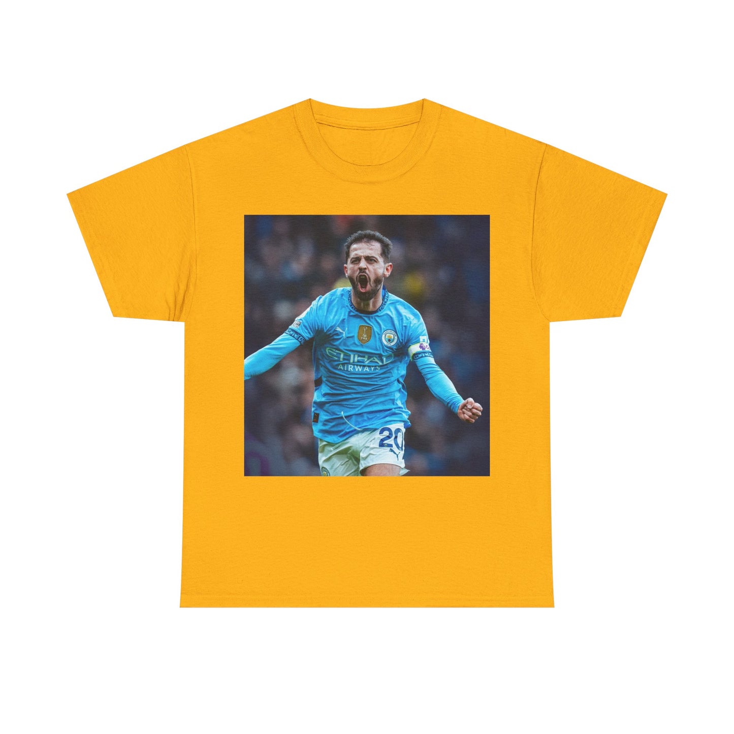 Bernardo Silva Tribute Tee – Inspirational Letter & Celebrating Goal Moment