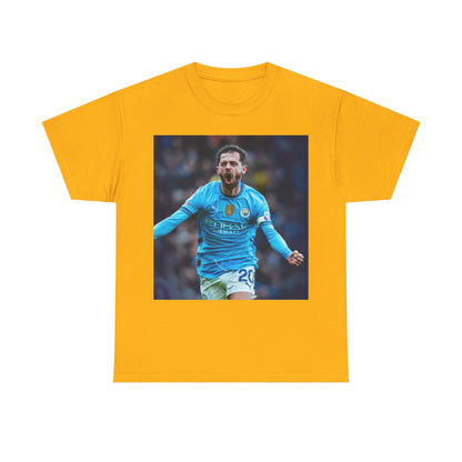 Bernardo Silva Tribute Tee – Inspirational Letter & Celebrating Goal Moment
