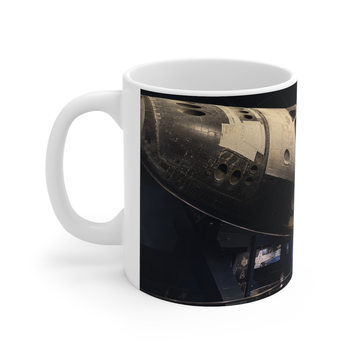 Space Shuttle Atlantis Photo Coffee Mug — NASA Spacecraft Souvenir Ceramic Cup (11oz/15oz)