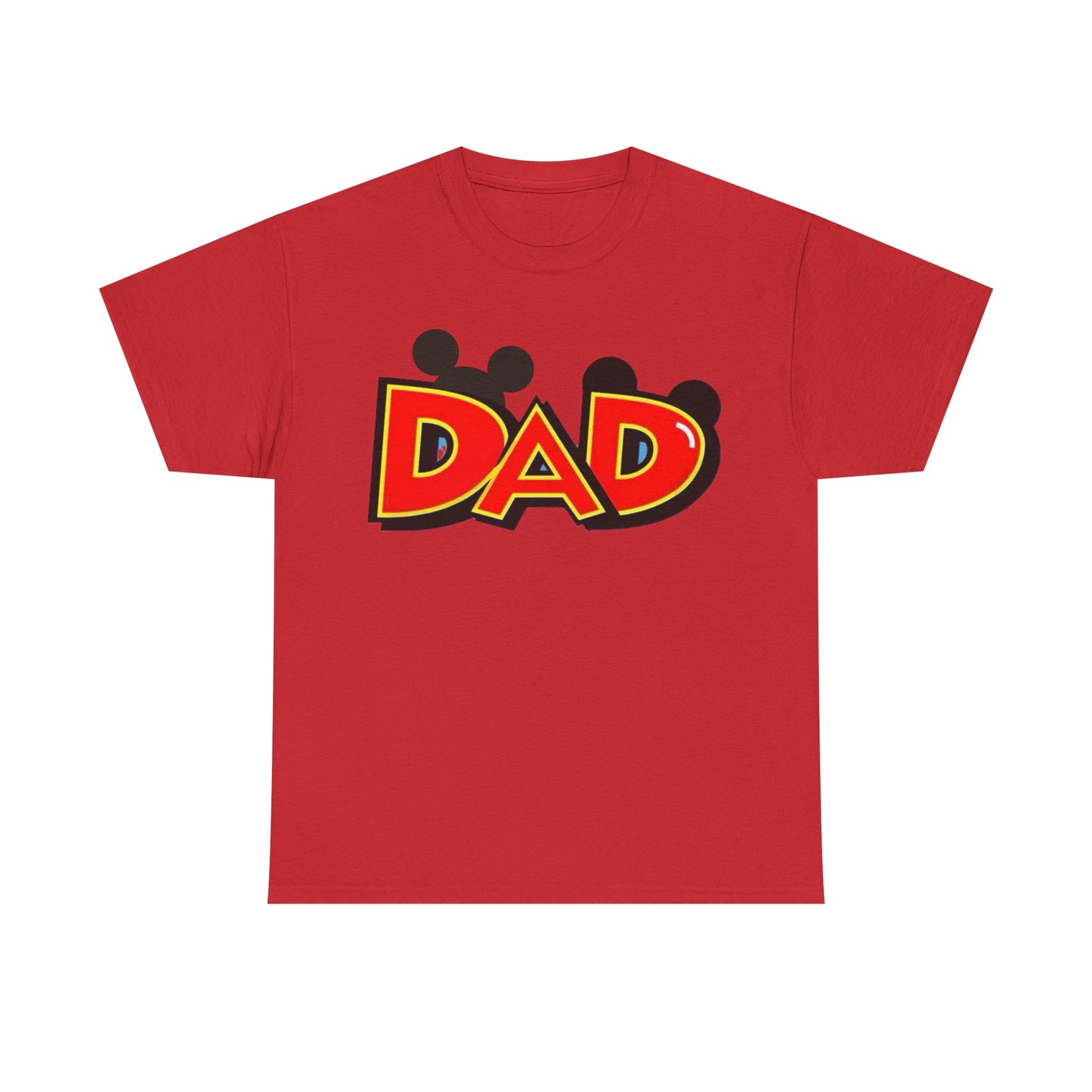 Disney Dad Mickey Ears T-Shirt – Retro Cartoon Dad Tee, Perfect Father’s Day Gift