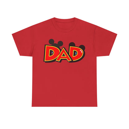 Disney Dad Mickey Ears T-Shirt – Retro Cartoon Dad Tee, Perfect Father’s Day Gift