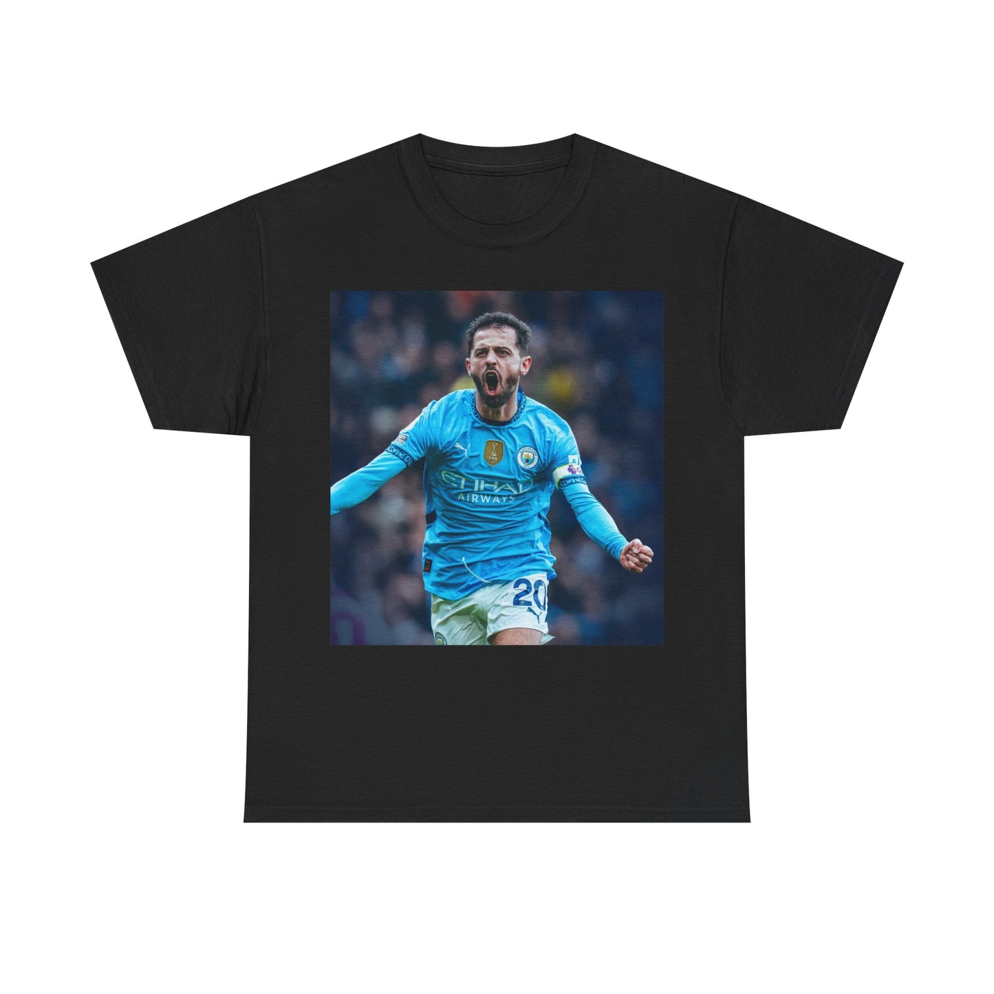 Bernardo Silva Tribute Tee – Inspirational Letter & Celebrating Goal Moment
