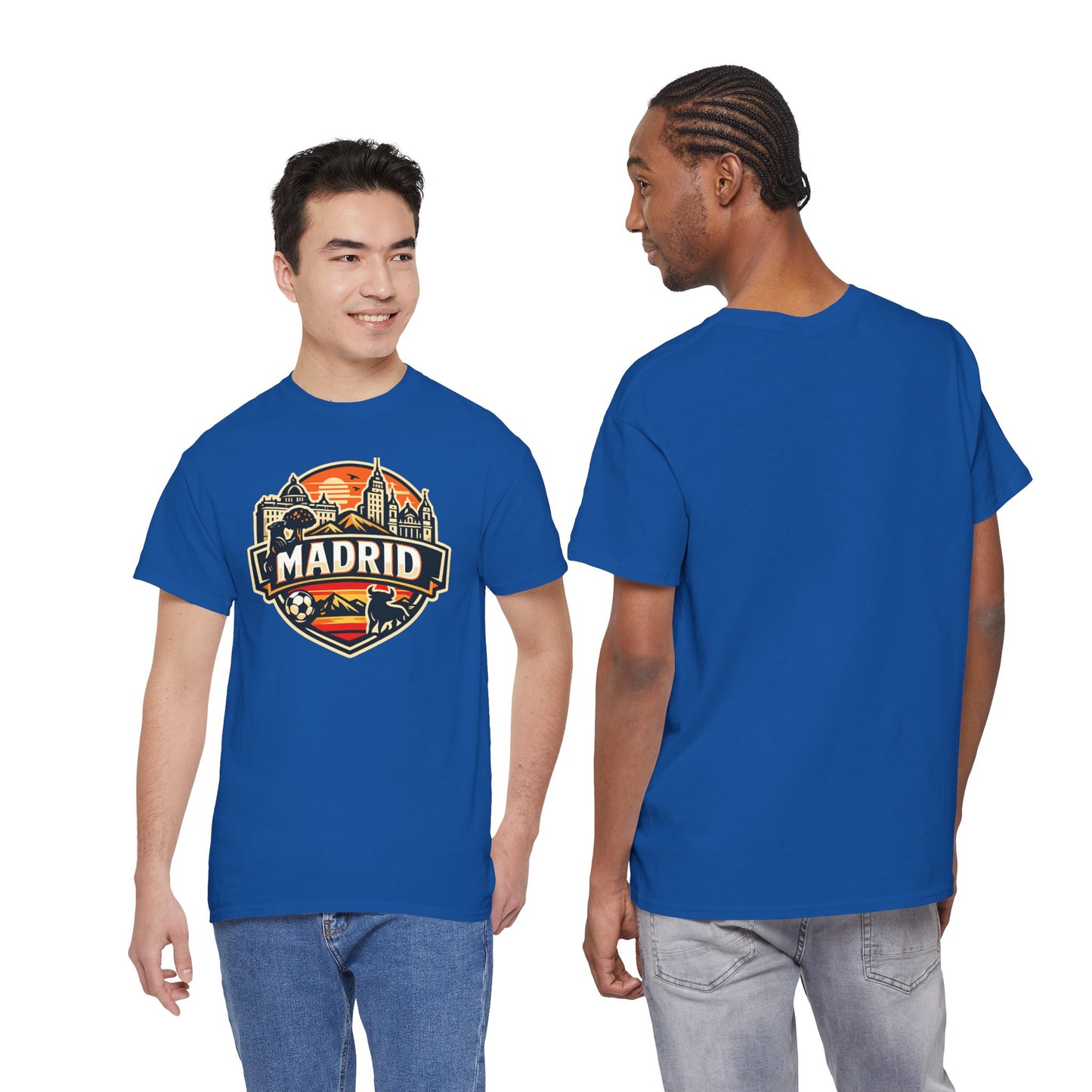 Madrid Skyline Soccer Crest T-Shirt