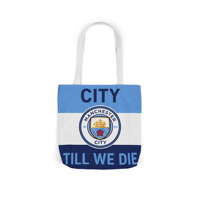 City Till We Die Unofficial Canvas Tote Bag — Manchester Football Fan Bag