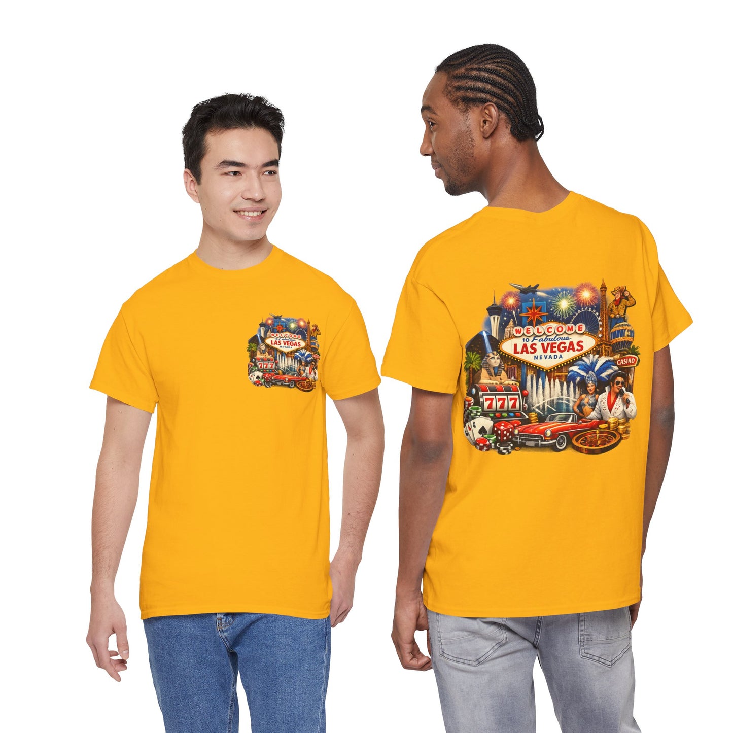 Las Vegas Vintage Collage T‑Shirt