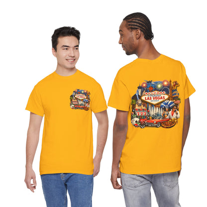 Las Vegas Vintage Collage T‑Shirt