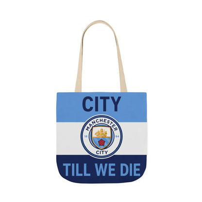 City Till We Die Unofficial Canvas Tote Bag — Manchester Football Fan Bag
