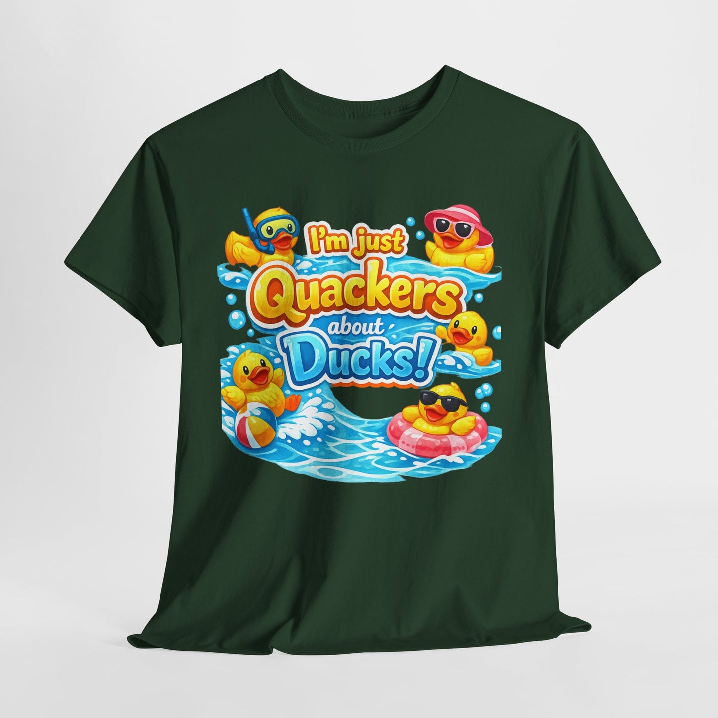 I'm Just Quackers About Ducks! Cute Rubber Duck Pool Tee