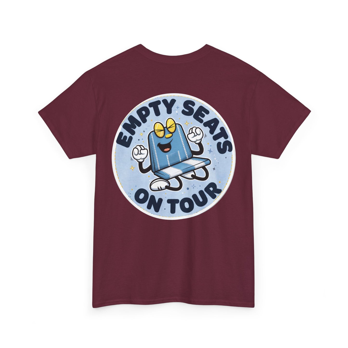 Manchester City T-Shirt — 'Empty Blue Seats On Tour' Retro Skate Graphic Tee