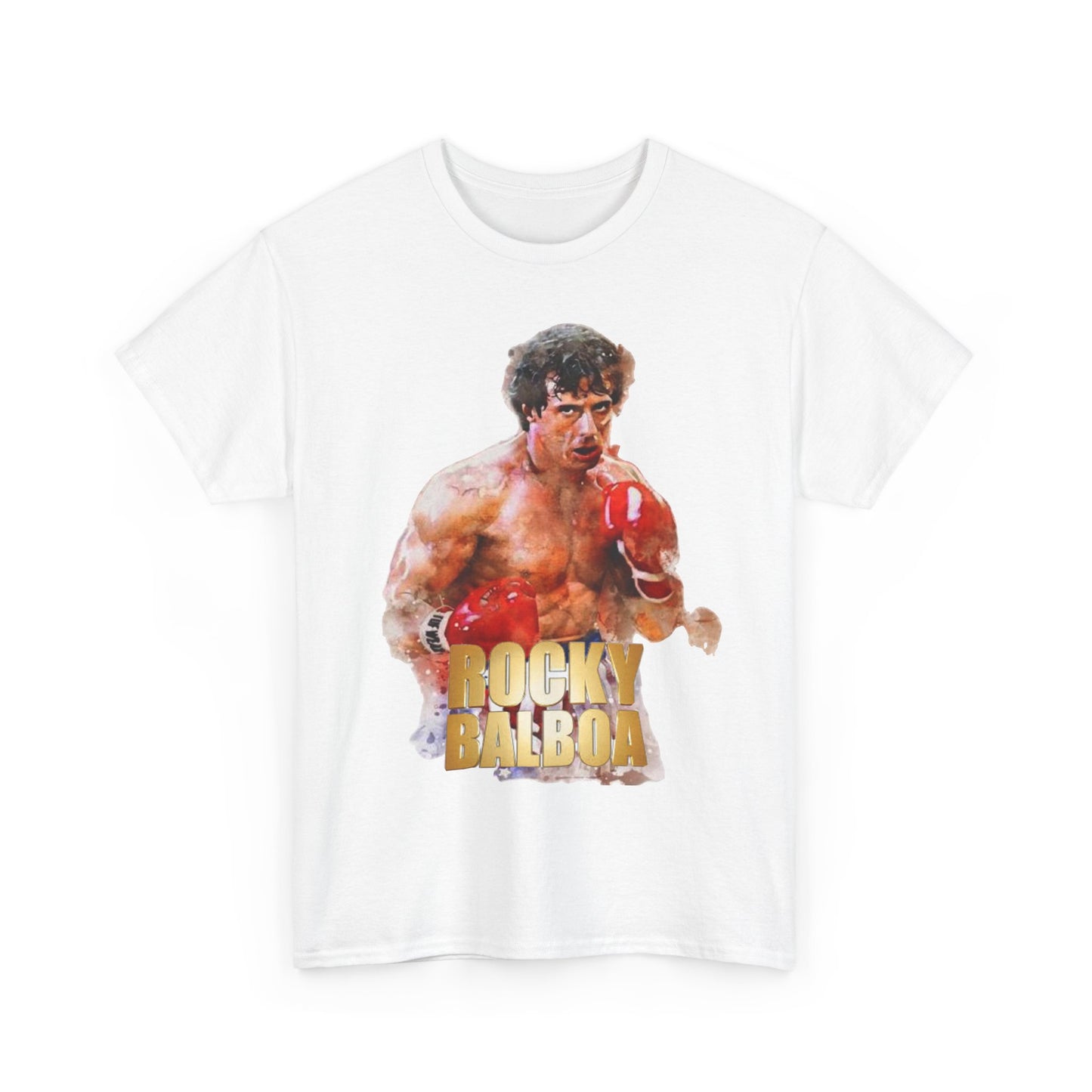 Boxing Rocky Balboa Graphic Tee – Retro Fighter Movie Shirt