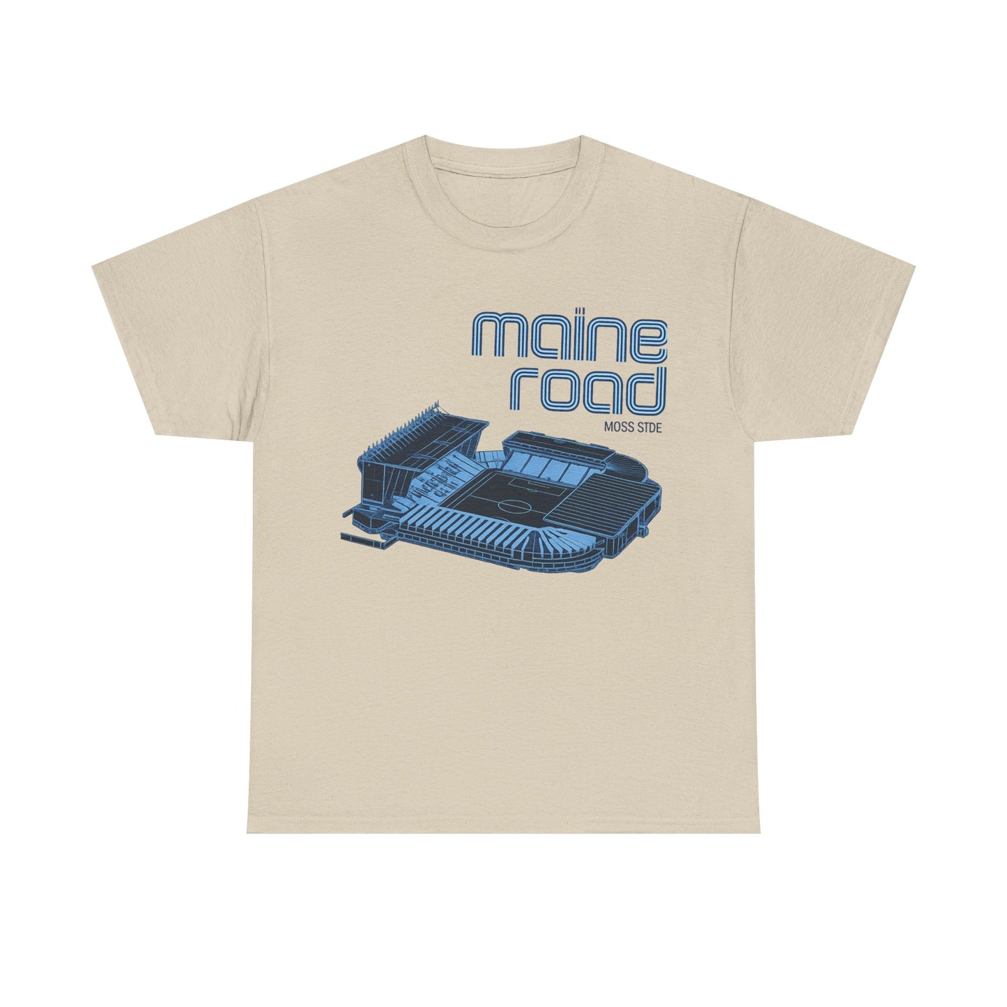 Maine Road Retro Stadium Tee — Vintage Football Arena Graphic Shirt