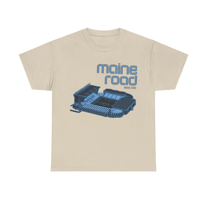 Maine Road Retro Stadium Tee — Vintage Football Arena Graphic Shirt