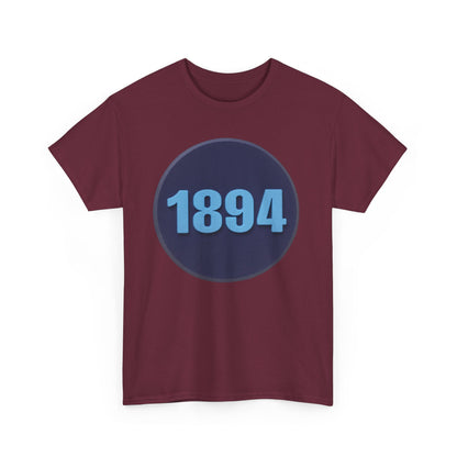 1894 Manchester City Circle Graphic Tee — Vintage Year Anniversary T-Shirt