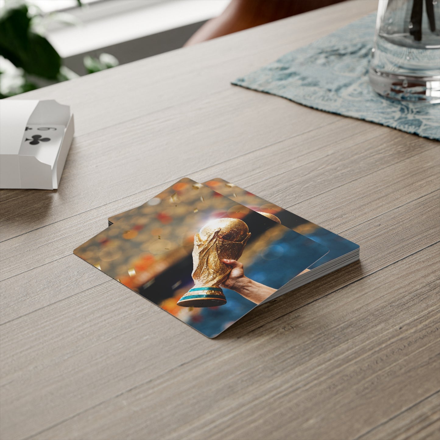 World Cup Trophy Playing / Poker Cards