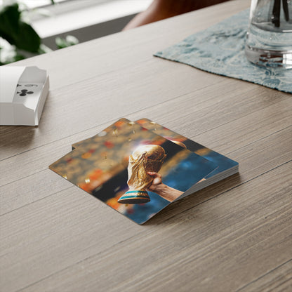 World Cup Trophy Playing / Poker Cards