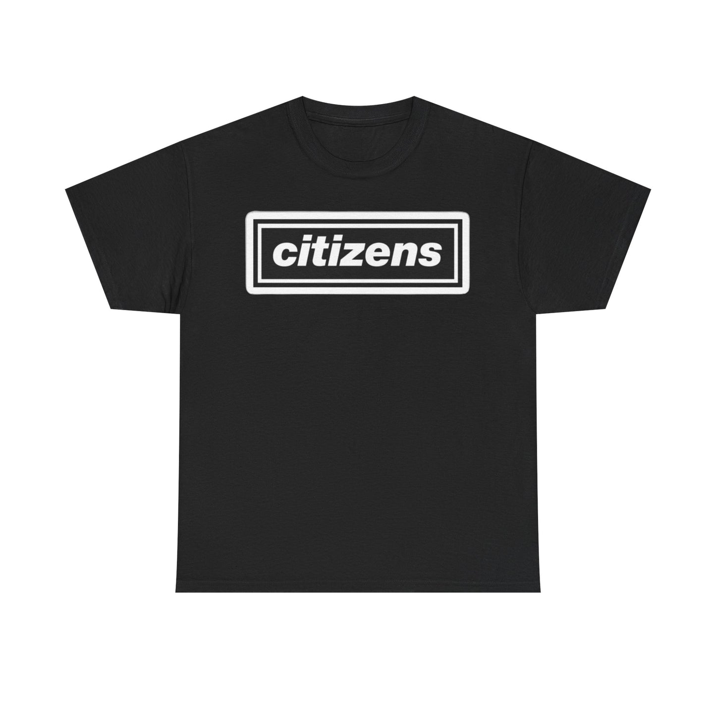 Citizens Manchester City Logo T-Shirt — Minimal Retro Box-Logo Tee