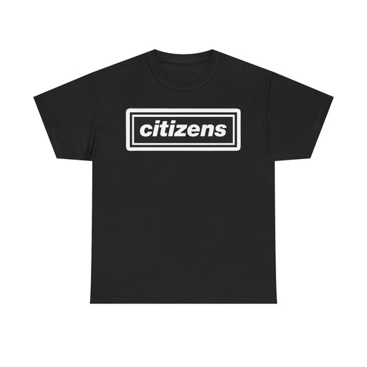 Citizens Manchester City Logo T-Shirt — Minimal Retro Box-Logo Tee