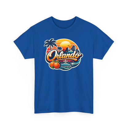 Orlando Retro Sunset T-Shirt — Vintage Florida Vacation Tee