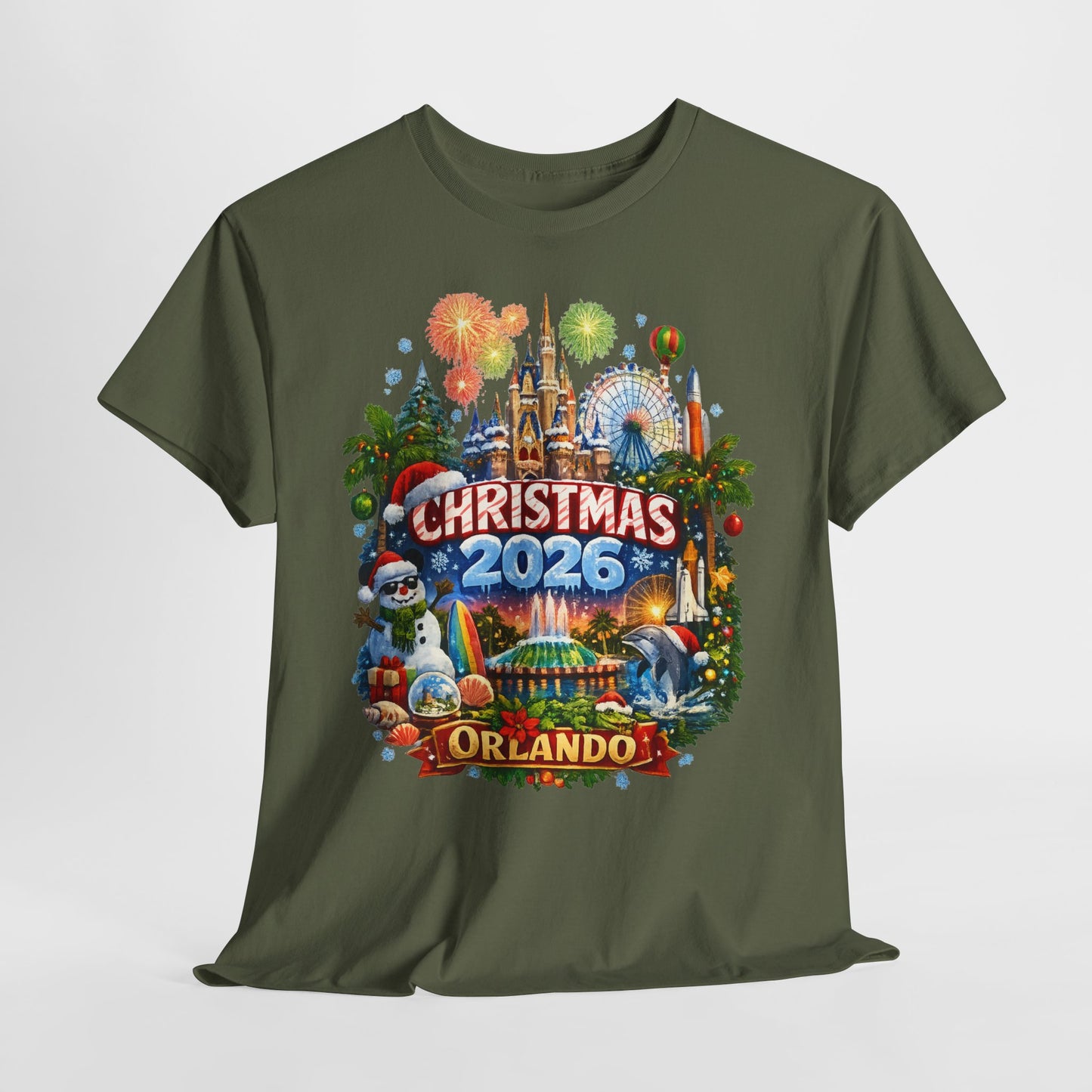 Christmas 2026 Orlando T-Shirt — Holiday Theme Park Souvenir Tee