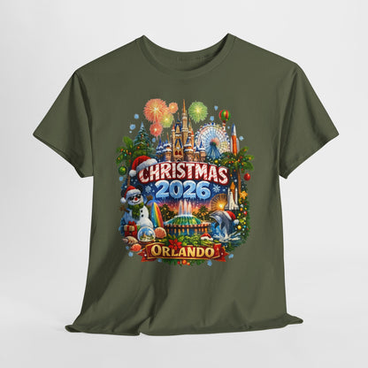 Christmas 2026 Orlando T-Shirt — Holiday Theme Park Souvenir Tee