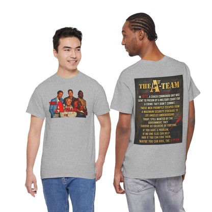 A-Team Graphic Tee — Retro TV Series Logo & Character Poster T-Shirt