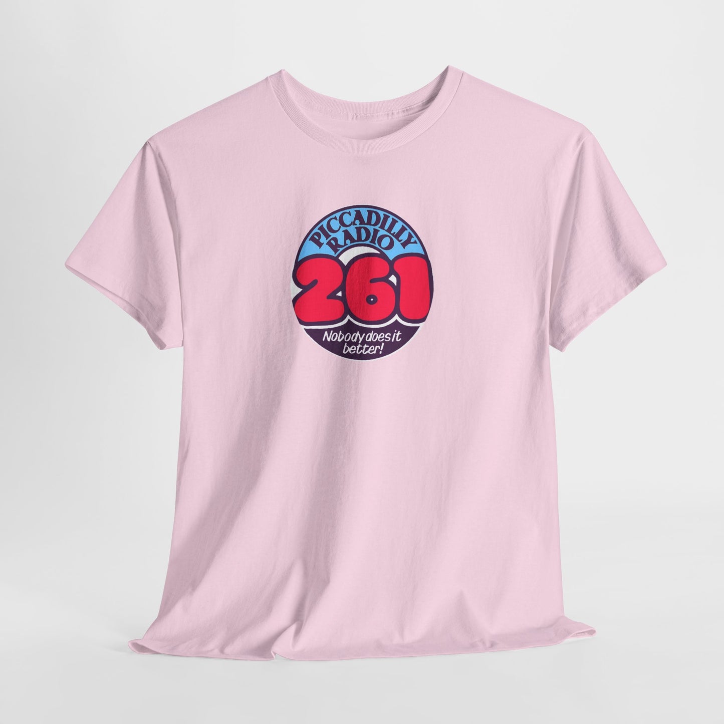 Piccadilly Radio '261' Logo T‑Shirt — Vintage Unofficial Radio Station Graphic Tee