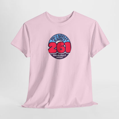 Piccadilly Radio '261' Logo T‑Shirt — Vintage Unofficial Radio Station Graphic Tee